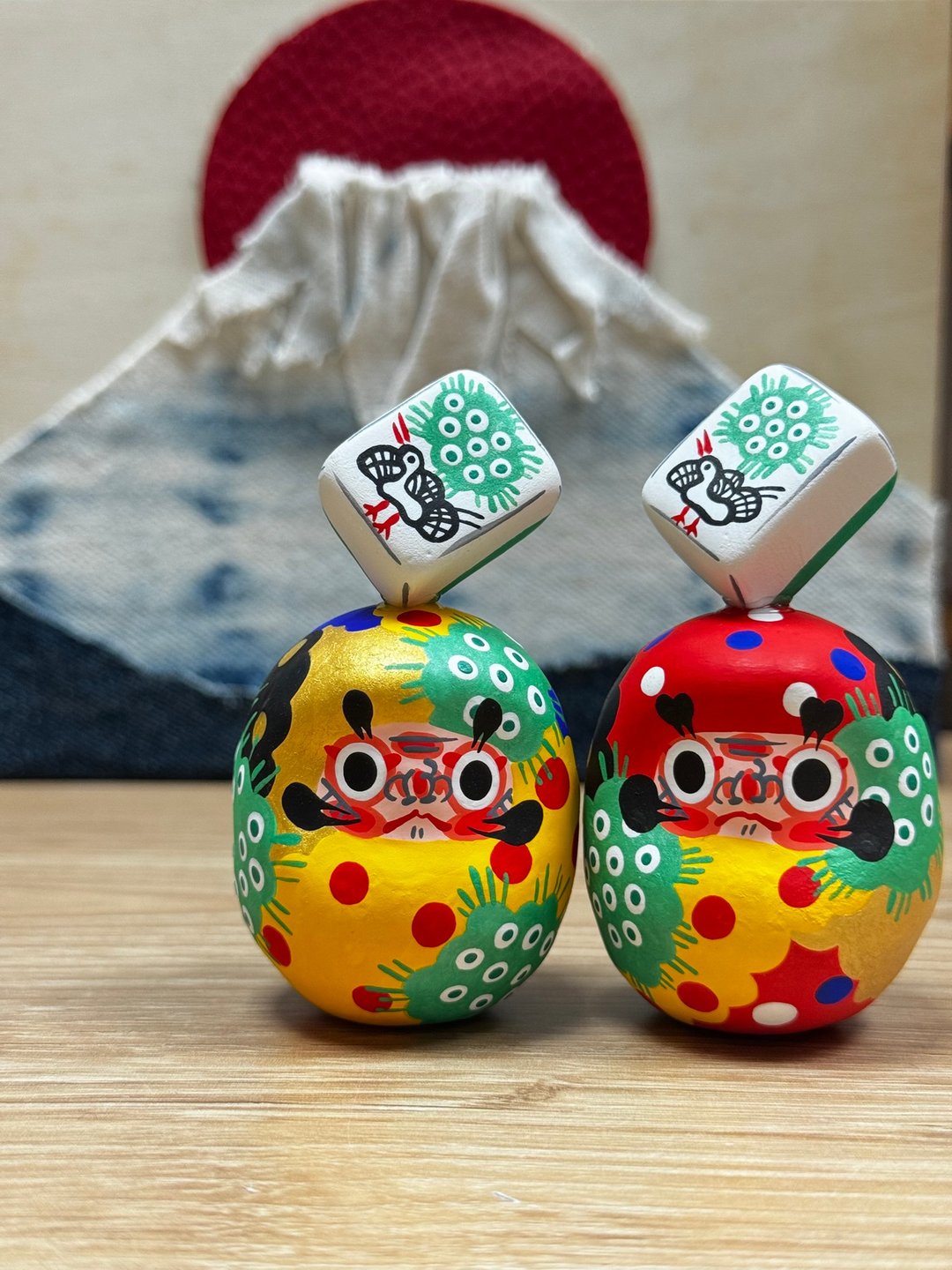 mtwoo daruma 香港系列 麻将达磨 一索 - 摆饰 - 粘土 卡其色