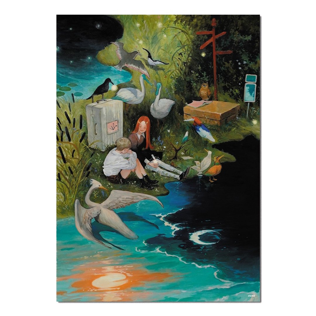 我们可以住在任何地方 |诺玛 |韩国插画艺术纸海报A4|水彩 - 海报/装饰画/版画 - 纸 