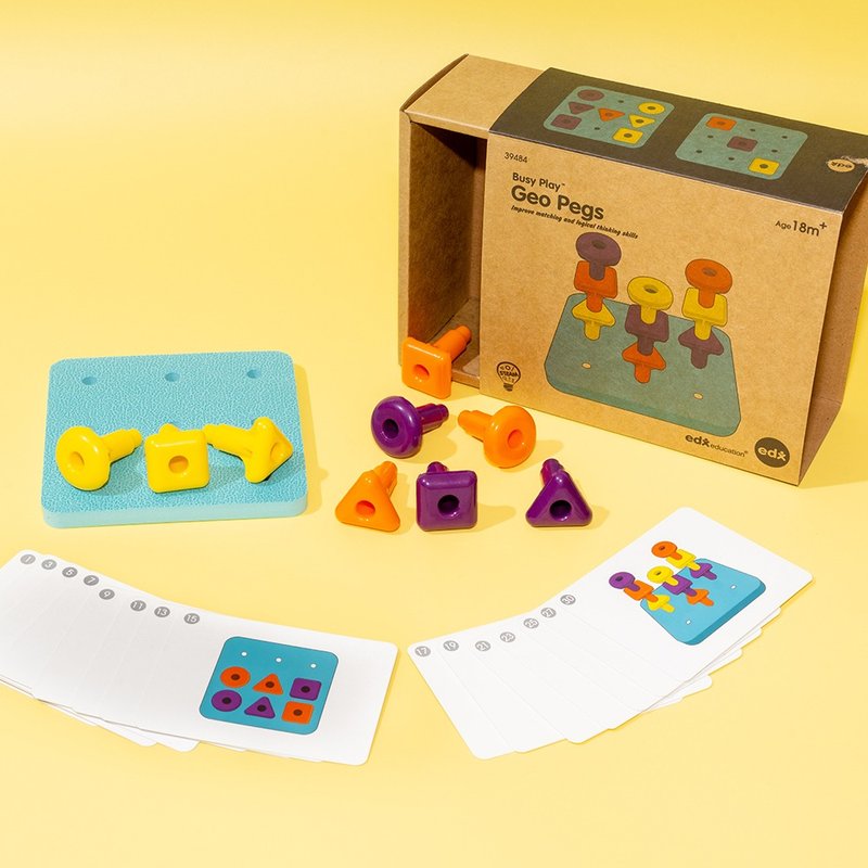 忙着玩-巨无霸几何插销(39484) 生日 新年礼物 儿童益智 等餐玩具 - 玩具/玩偶 - 塑料 