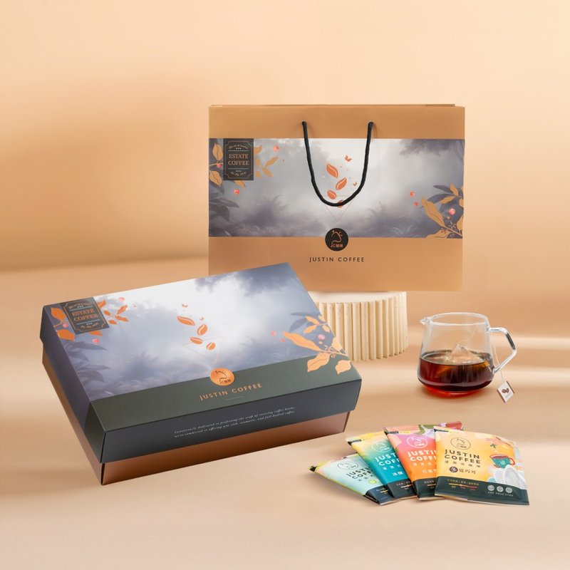 咖啡森林浸泡礼盒│职人浸泡x1盒(10gx20包/盒)春夏秋冬 风味任选 - 咖啡 - 其他材质 咖啡色