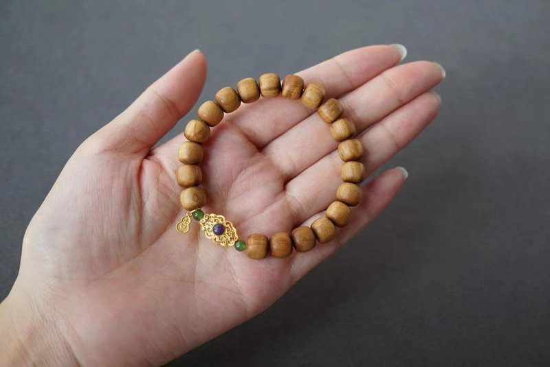 印度。老山檀香 - 手链/手环 - 宝石 