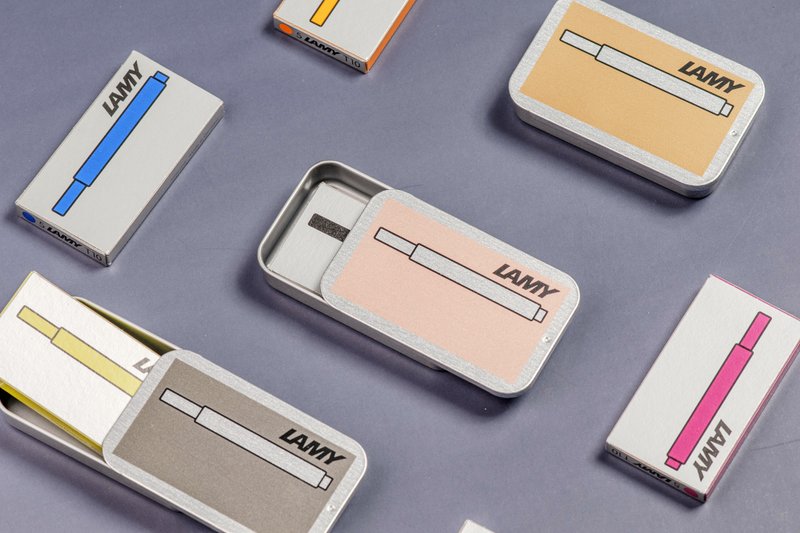 LAMY 多功能万用小收纳盒 / 限量 - 可放卡式墨水管一盒 / 多彩 - 铅笔盒/笔袋 - 其他材质 多色