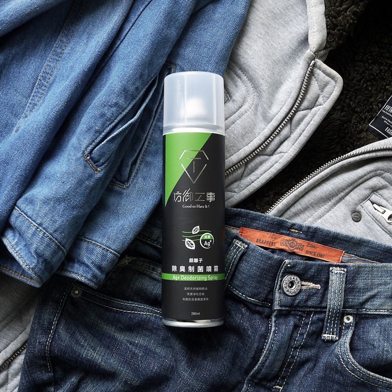 防御工事_银离子除臭制菌喷雾_清新薄荷_280ml - 其他 - 其他材质 绿色