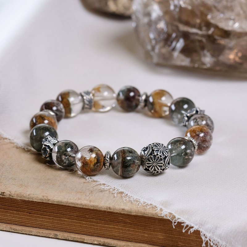 四季幽灵 手链 天然矿石水晶 一图一物 - 手链/手环 - 水晶 绿色