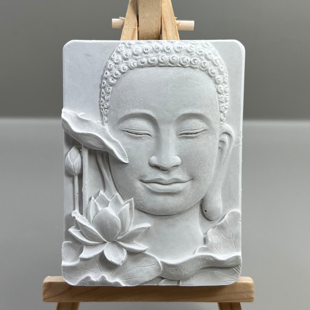 清水模软装设计 佛像摆饰(四) 香氛摆件 水泥软装 附木架 - 香薰/精油/线香 - 水泥 灰色