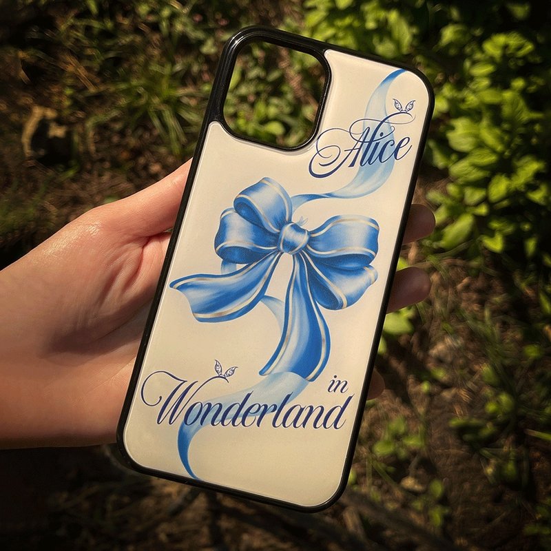 爱丽丝软丝带手机壳 - 蓝色 - 手机壳/手机套 - 橡胶 