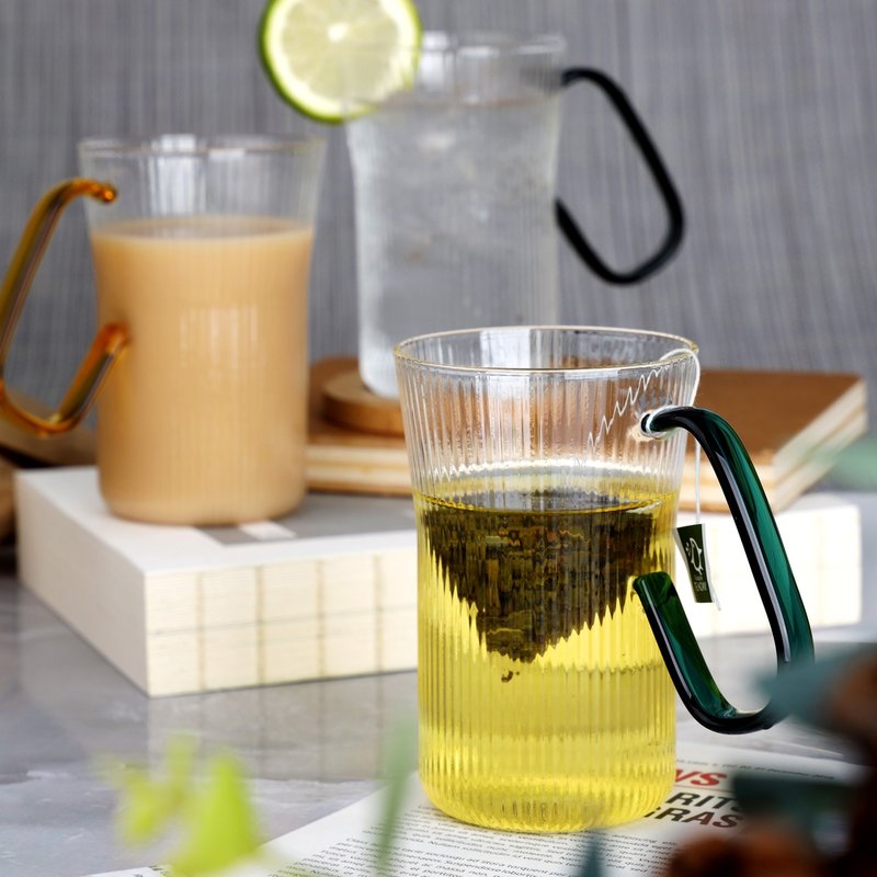 好握感水杯(400ml) - 玻璃杯 - 玻璃 多色