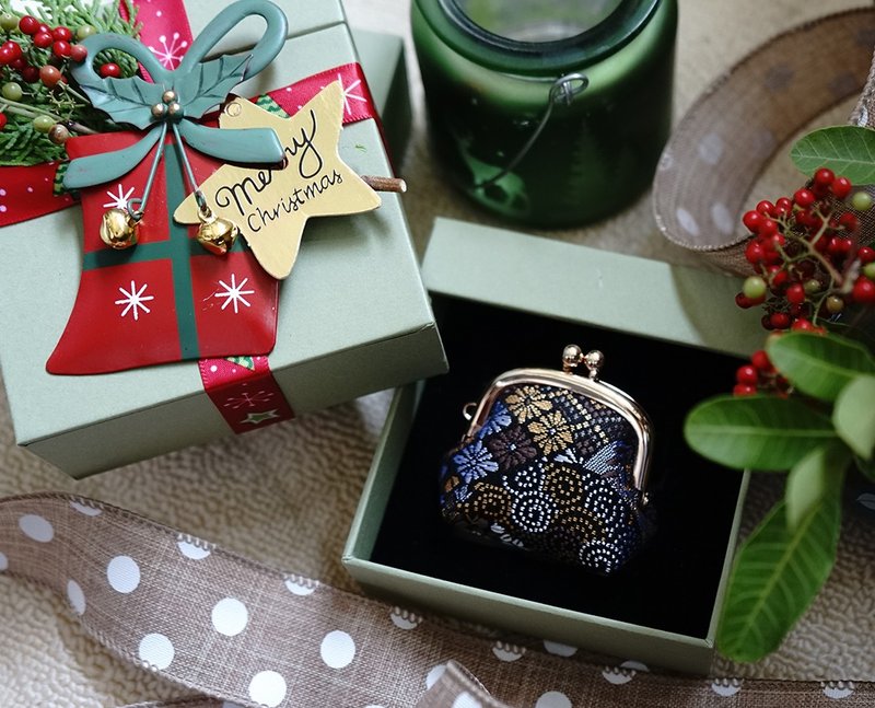 耶诞限量创意礼盒/金襴锦织系列迷你型口金包/共两款 - 戒指 - 其他材质 