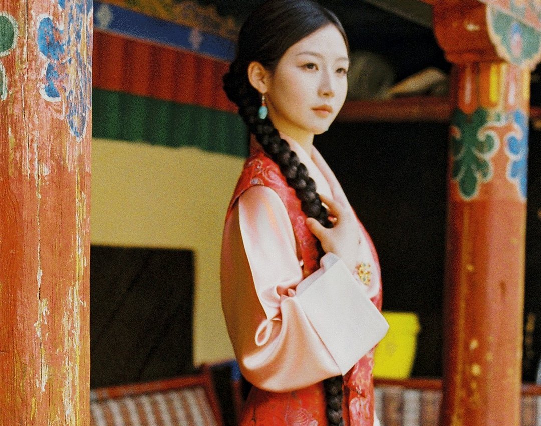【梅朵】 新中式復古藏装 红色拉萨内搭/背心裙 - 洋装/连衣裙 - 其他材质 红色