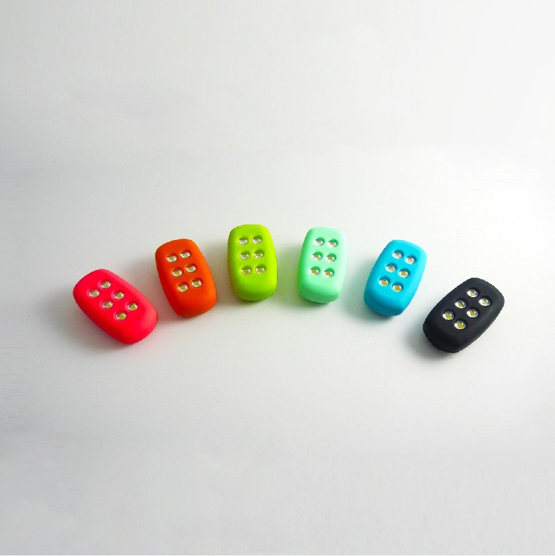 夜跑必备！夜间铁人训练组合“无电池自发电夜跑灯”-Xbat-S / 10入 - 其他 - 硅胶 多色