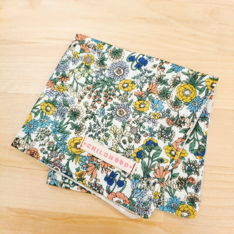 典雅花园 手帕巾 小方巾 绝版布款 - 手帕/方巾 - 棉．麻 