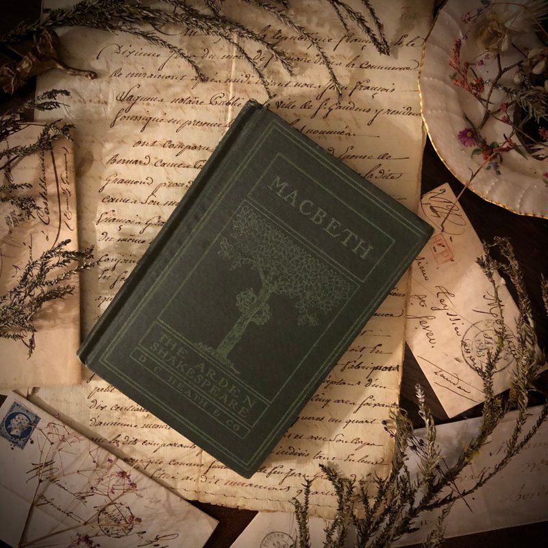 1915年美国出版莎士比亚四大悲剧之一马克白Macbeth - 刊物/书籍 - 纸 粉红色