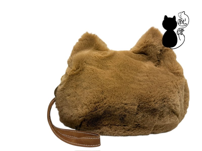 就爱猫-猫咪造型手拿侧背包 - 侧背包/斜挎包 - 其他材质 