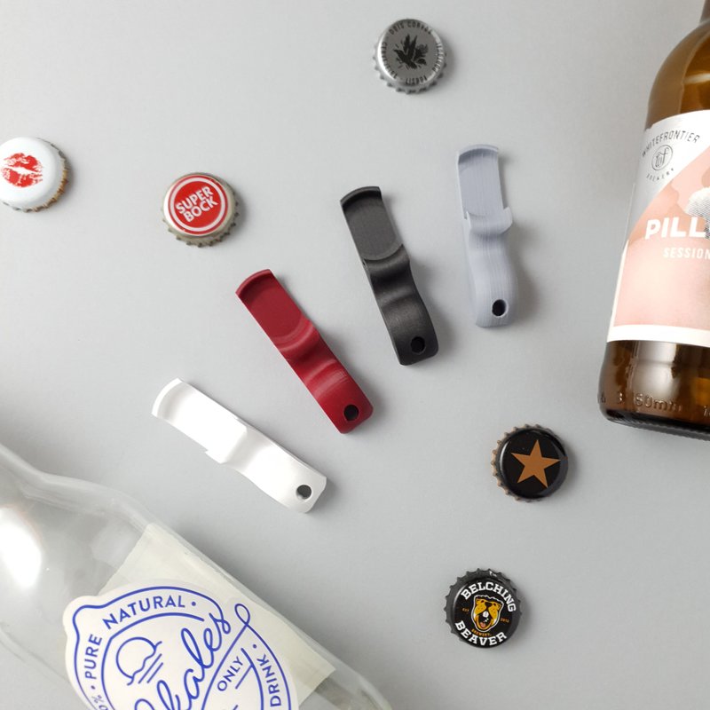 【基层自造】瓶盖收藏无痕开瓶器 - 开瓶器/开罐器 - 塑料 黑色