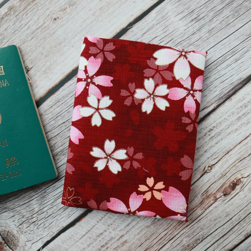 【樱醉红尘】护照套 护照夹 护照包 - 护照夹/护照套 - 棉．麻 蓝色