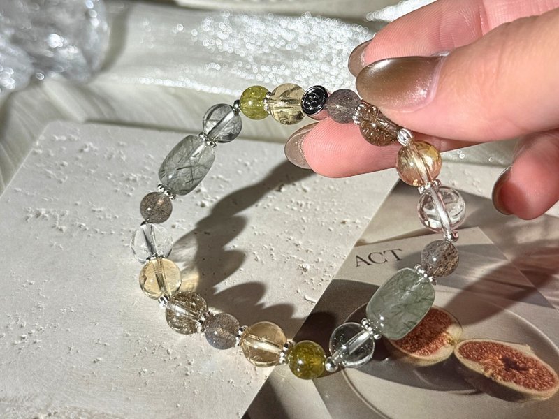 流年数 1 — 新起之年 开创与行动 - 手链/手环 - 水晶 