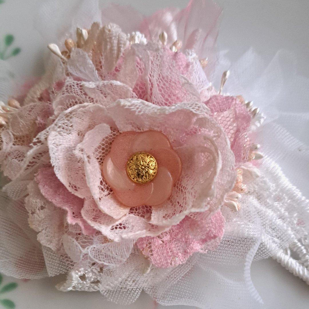 轻盈牡丹发夹 - Peony (S) - 发饰 - 其他材质 粉红色