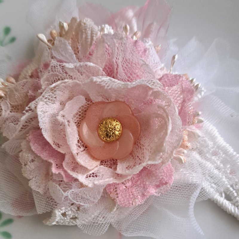 轻盈牡丹发夹 - Peony (S) - 发饰 - 其他材质 粉红色