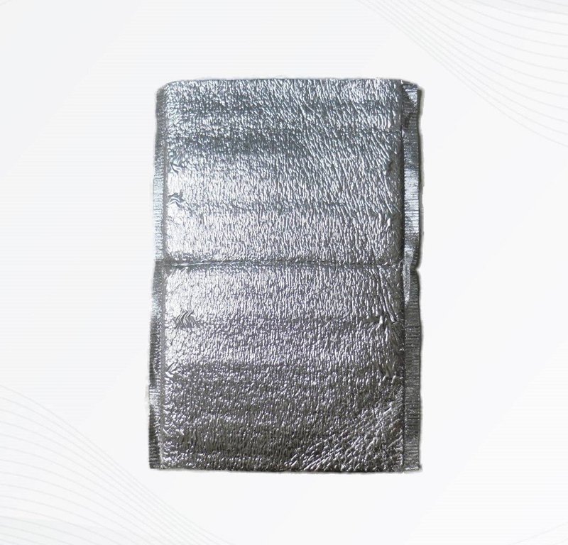 10个装零售环保外卖铝箔冷藏保温包装平面袋 - 随行杯提袋/水壶袋 - 环保材料 银色