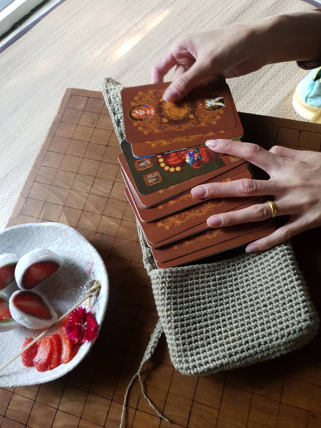 natural cochet tarot bag - 其他 - 绣线 卡其色