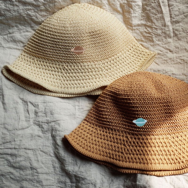 【Q-cute】帽子系列-渔夫帽-编织帽-土星 - 帽子 - 聚酯纤维 多色