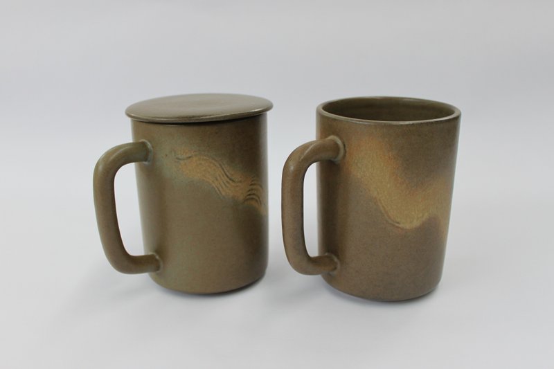 竹碳陶大水杯1号 - 茶具/茶杯 - 陶 绿色