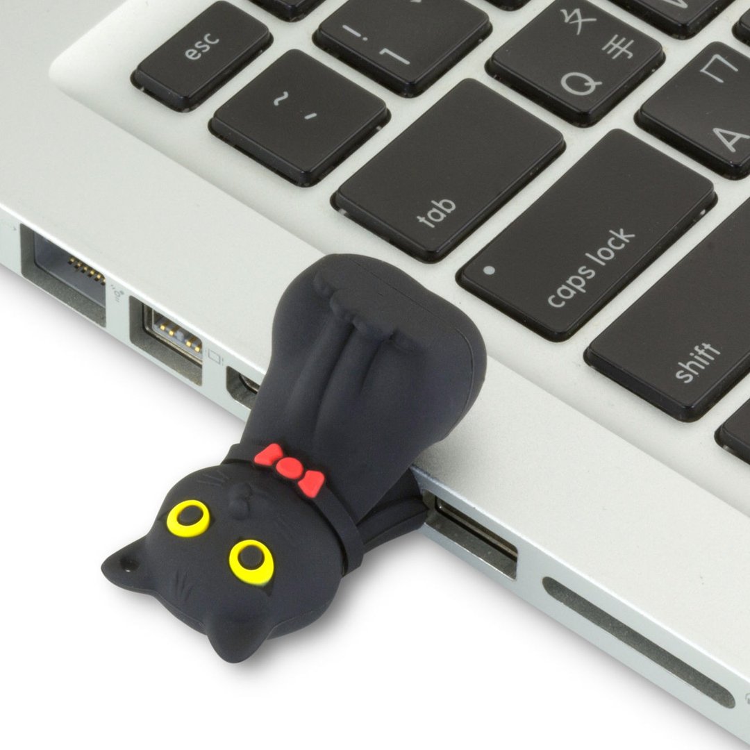 【Bone 蹦克】造型随身碟 USB3.0 - 喵喵猫 64GB - U盘 - 硅胶 多色