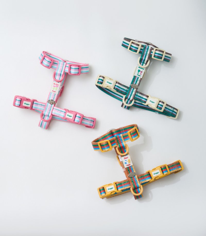 DOGGU PETS H 胸背带套装 Cherish - 项圈/牵绳 - 尼龙 