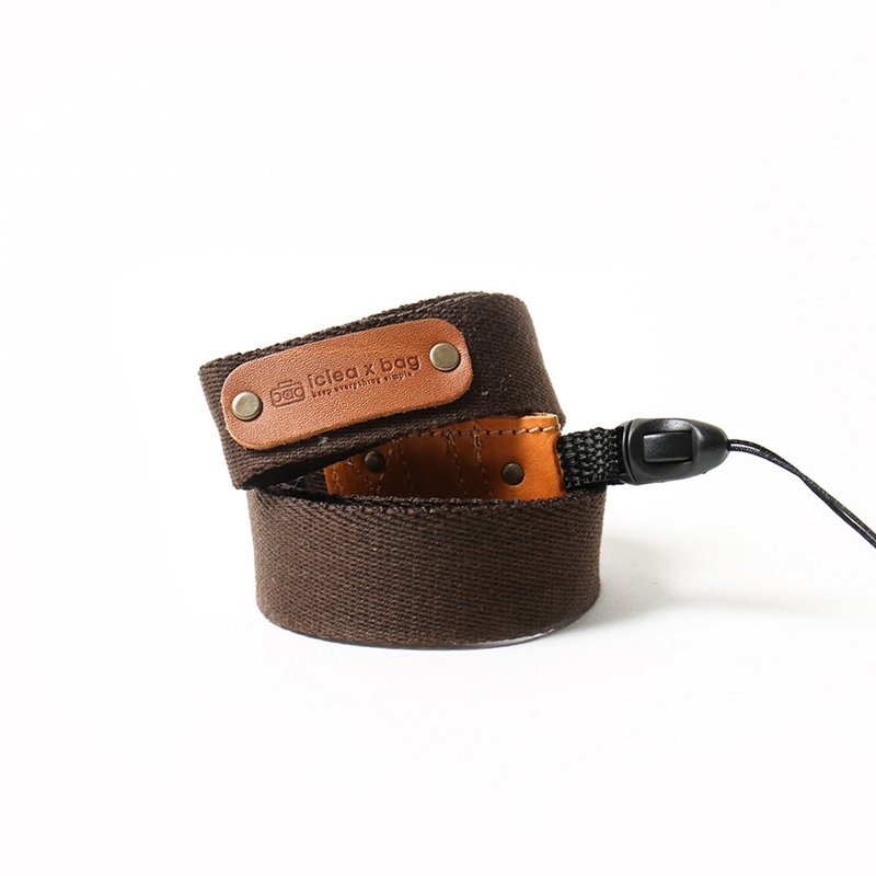 轻量手机背带 /手机挂绳 /不易留勒痕 /实名制更快 /DG69 - 手机配件 - 棉．麻 咖啡色