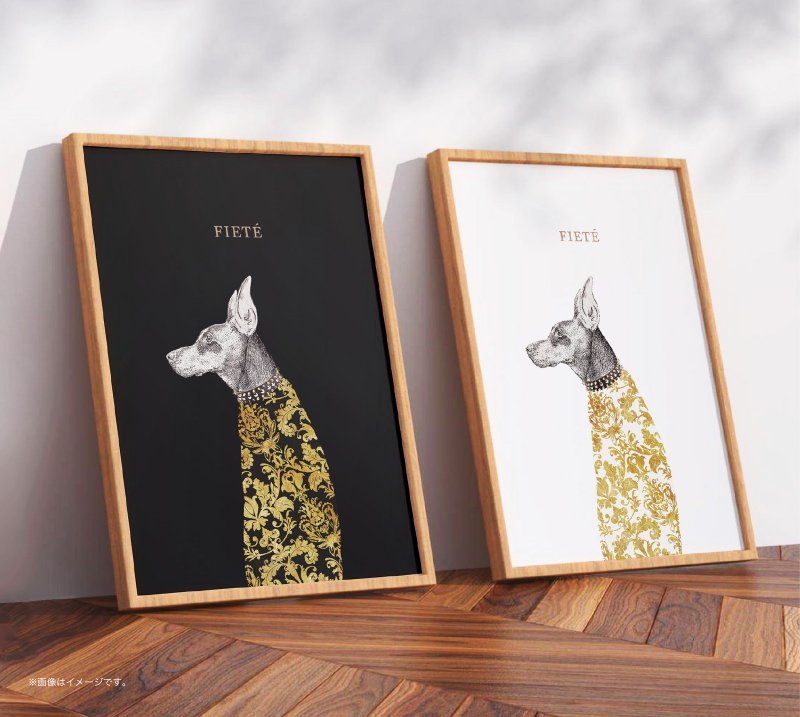 杜宾犬/原海报/A4或A3尺寸 - 海报/装饰画/版画 - 塑料 白色