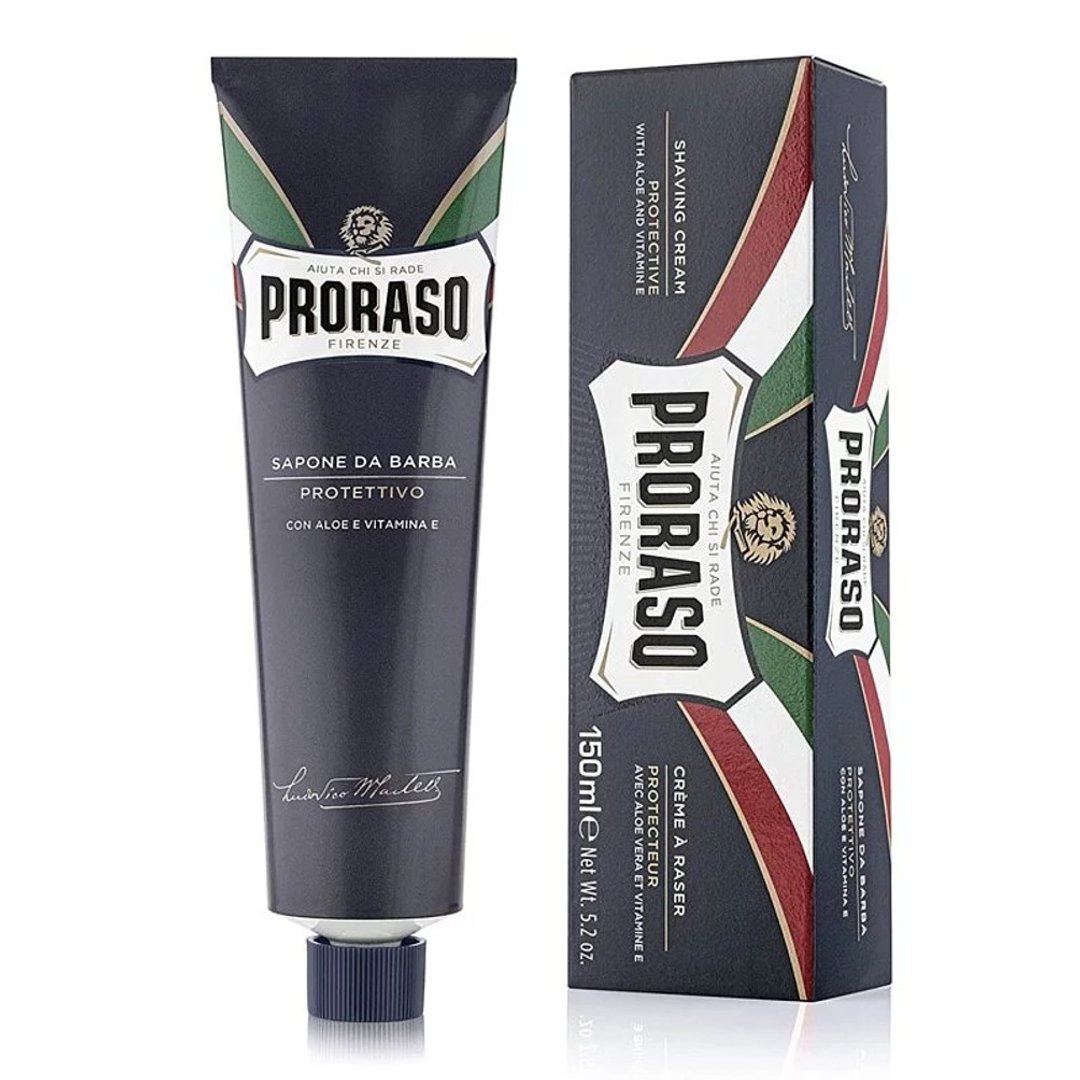 Proraso - 保湿麝香 蓝标 刮胡膏 / 刮胡泡 刮胡皂 刮胡乳 刮胡霜 - 男性清洁护肤品 - 其他材质 