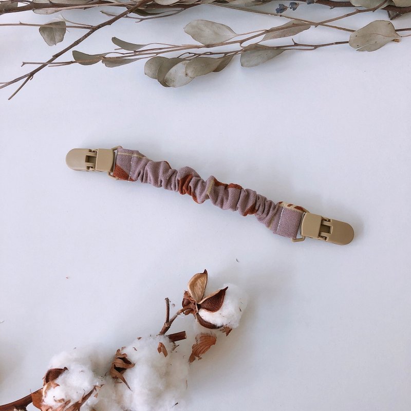 岛森家 / 双头万用夹 /文艺复兴 - 其他 - 棉．麻 紫色