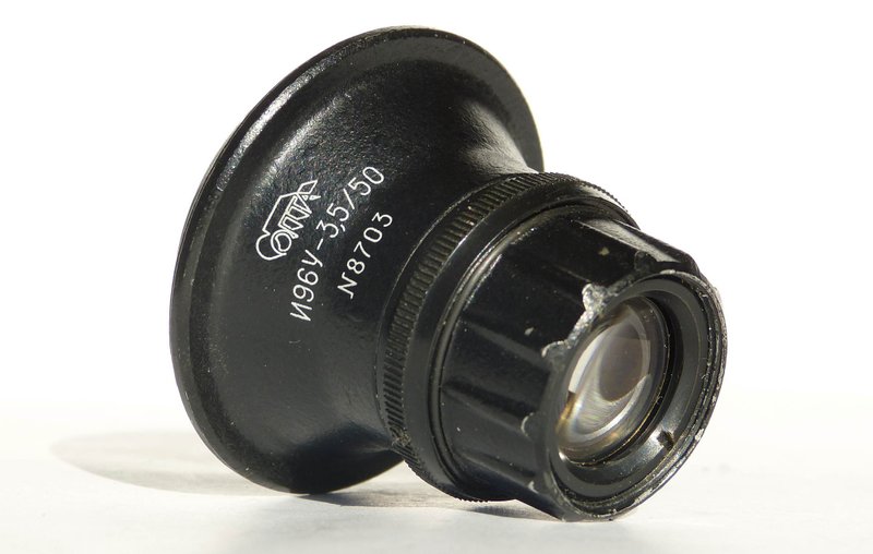Industar 96U 96Y 苏联放大镜头 3.5/50 OPTA M39 卡口 - 相机 - 其他材质 黑色