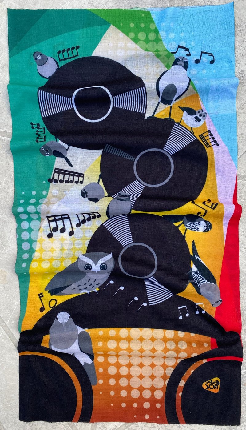 摇滚鸟音Primaloft头巾 - 其他 - 聚酯纤维 多色