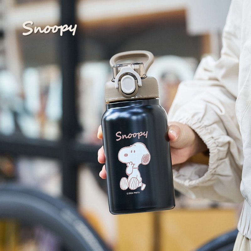 【圣诞礼盒】Snoopy史努比复刻经典手提304不锈钢真空保温瓶550ml - 保温瓶/保温杯 - 不锈钢 