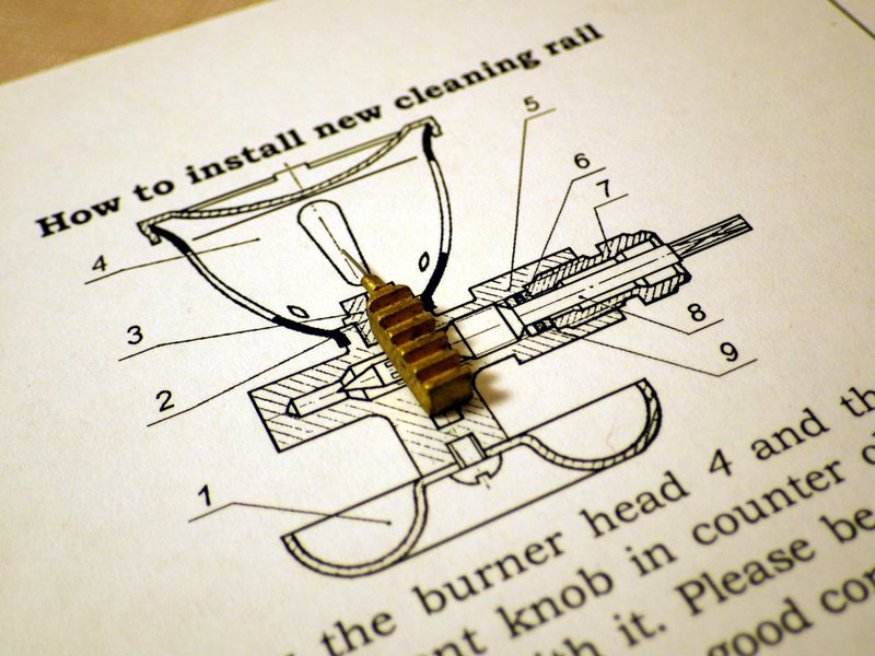适用于 TOURIST PT-1 和 OGONEK PT-2 野营炉的原装清洁轨和针 - 露营用品 - 其他金属 