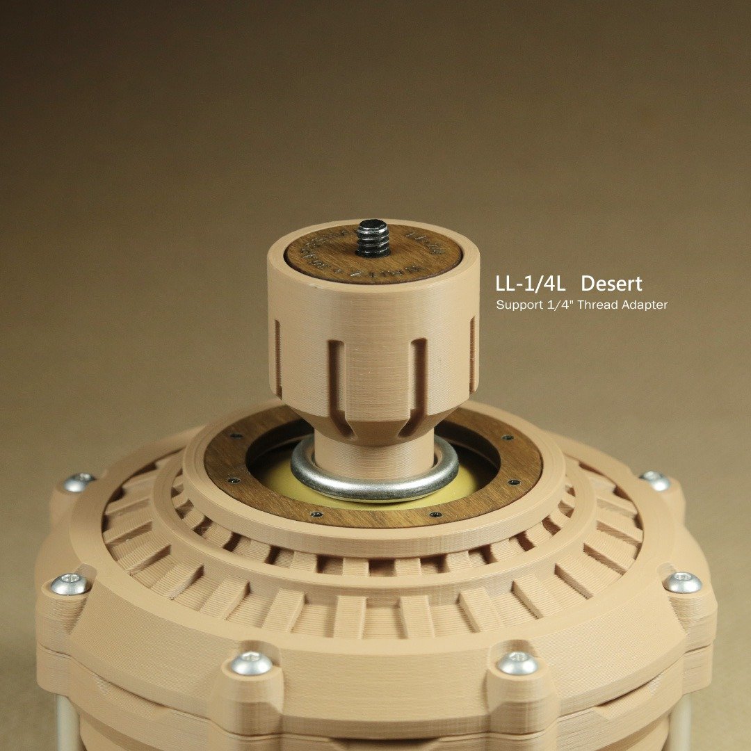 【WRITZ】Lunar Link 1/4 ( L ) 高山瓦斯罐 连接器 - 露营用品 - 塑料 卡其色