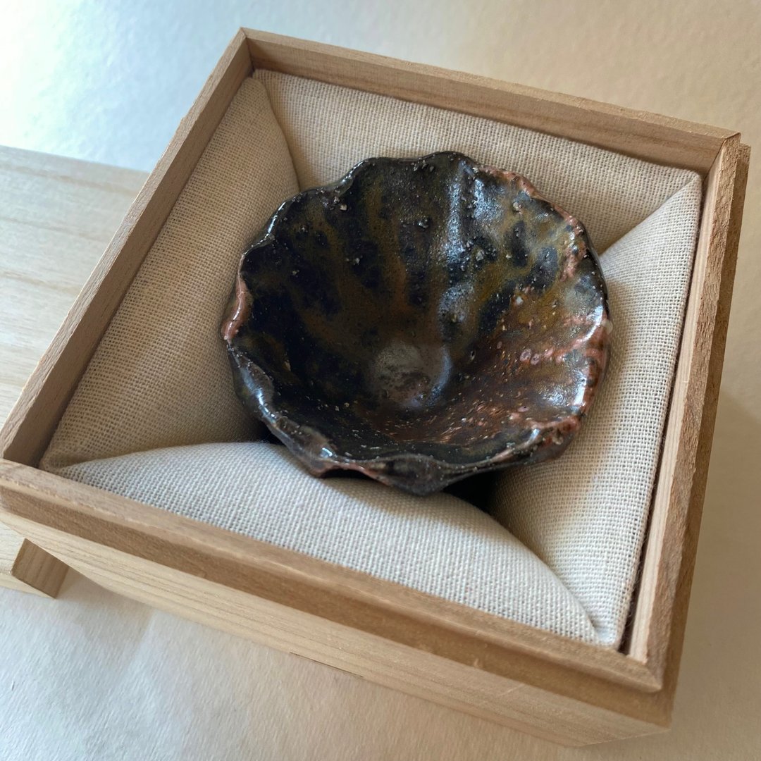 陶/柴烧/绞胎/小杯/附木盒 - 盘子/餐盘/盘架 - 陶 黑色