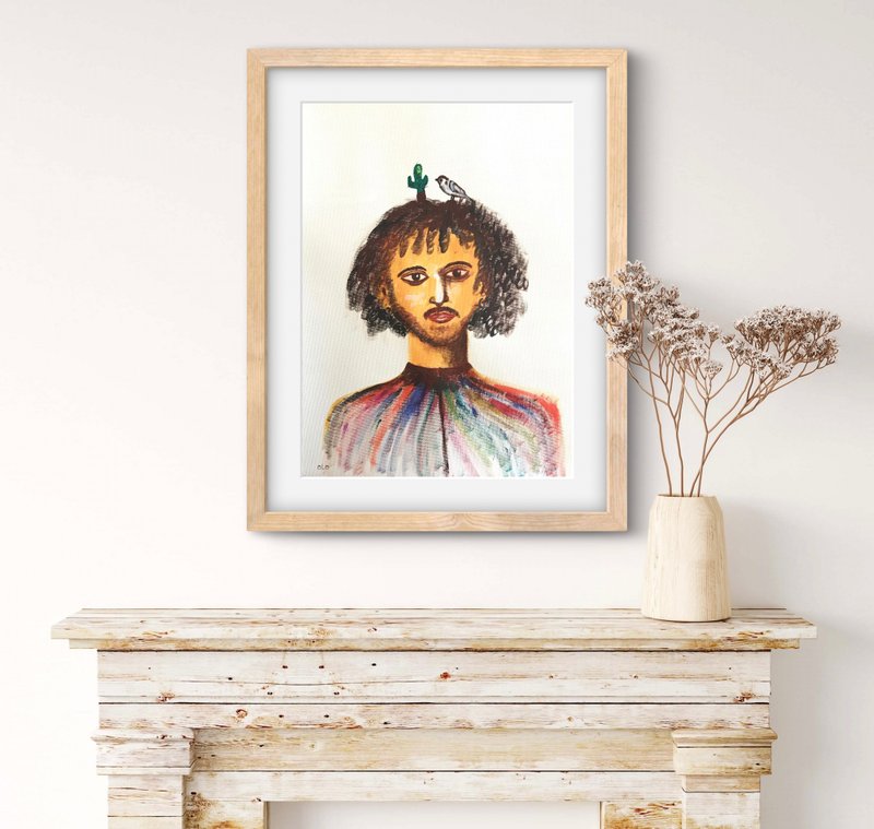 【EllishuaW】压克力画作_约瑟的彩衣 The Ornate Robe - 墙贴/壁贴 - 压克力 多色