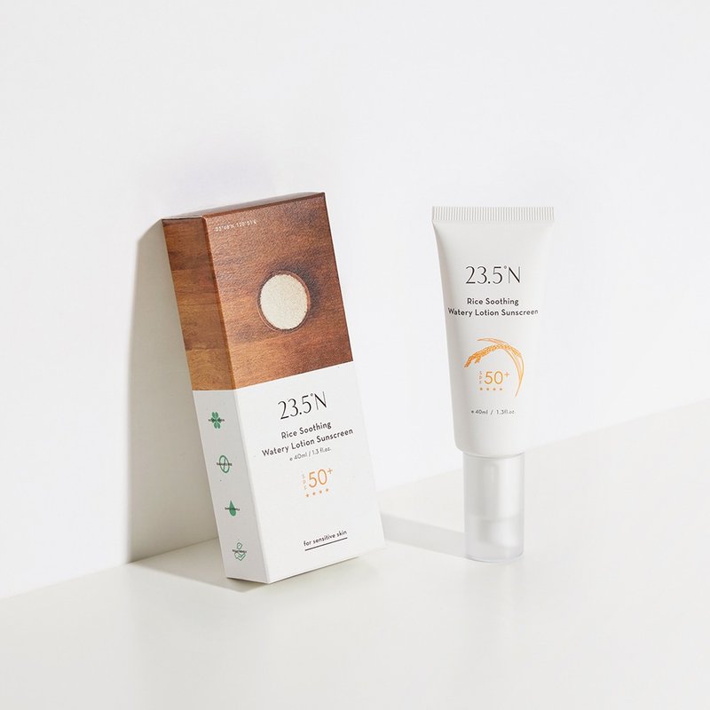 米粹舒缓水感防晒乳 40mL(SPF50+)│海洋友善。无润色 - 防晒 - 其他材质 黄色