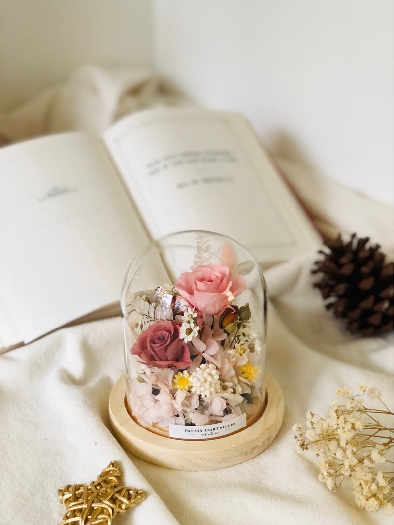 小王子与他的玫瑰花 浪漫粉色款 - 干燥花/捧花 - 植物．花 粉红色