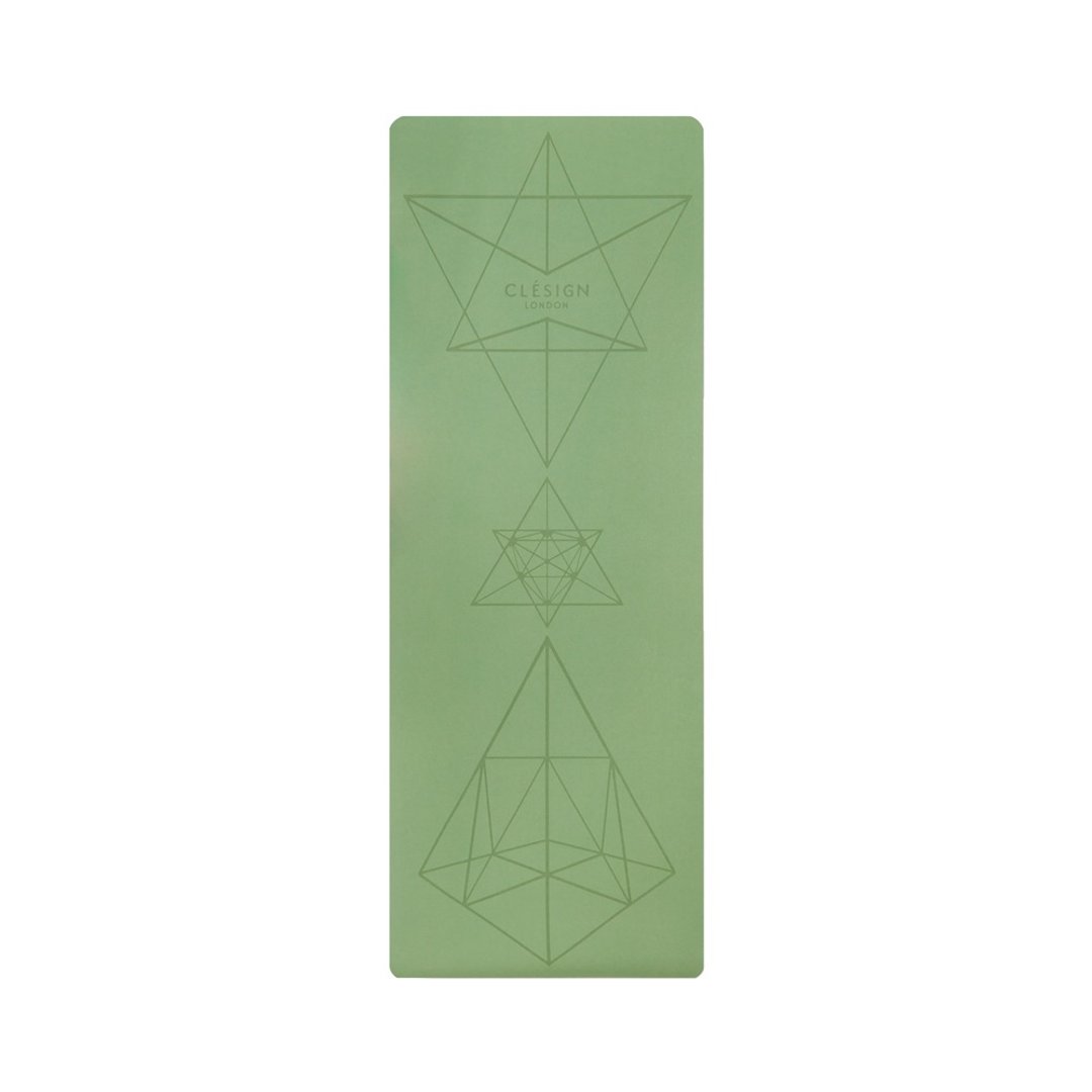 【Clesign】精装版COCO Pro Yoga Mat 瑜珈垫4.5mm - Algol Olive - 瑜珈垫 - 橡胶 绿色