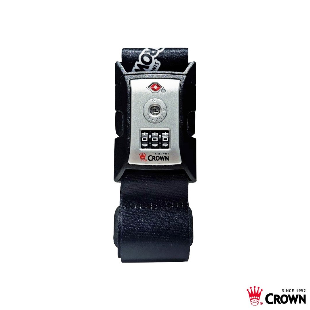 【CROWN】CROWN 皇冠捆箱带/行李箱束带 黑白色 - 其他 - 其他材质 黑色
