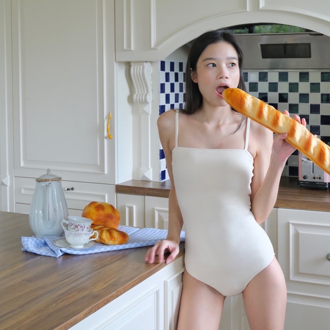 summer locker one-piece swimsuit baby kate pumpkin - 女装泳衣/比基尼 - 其他材质 