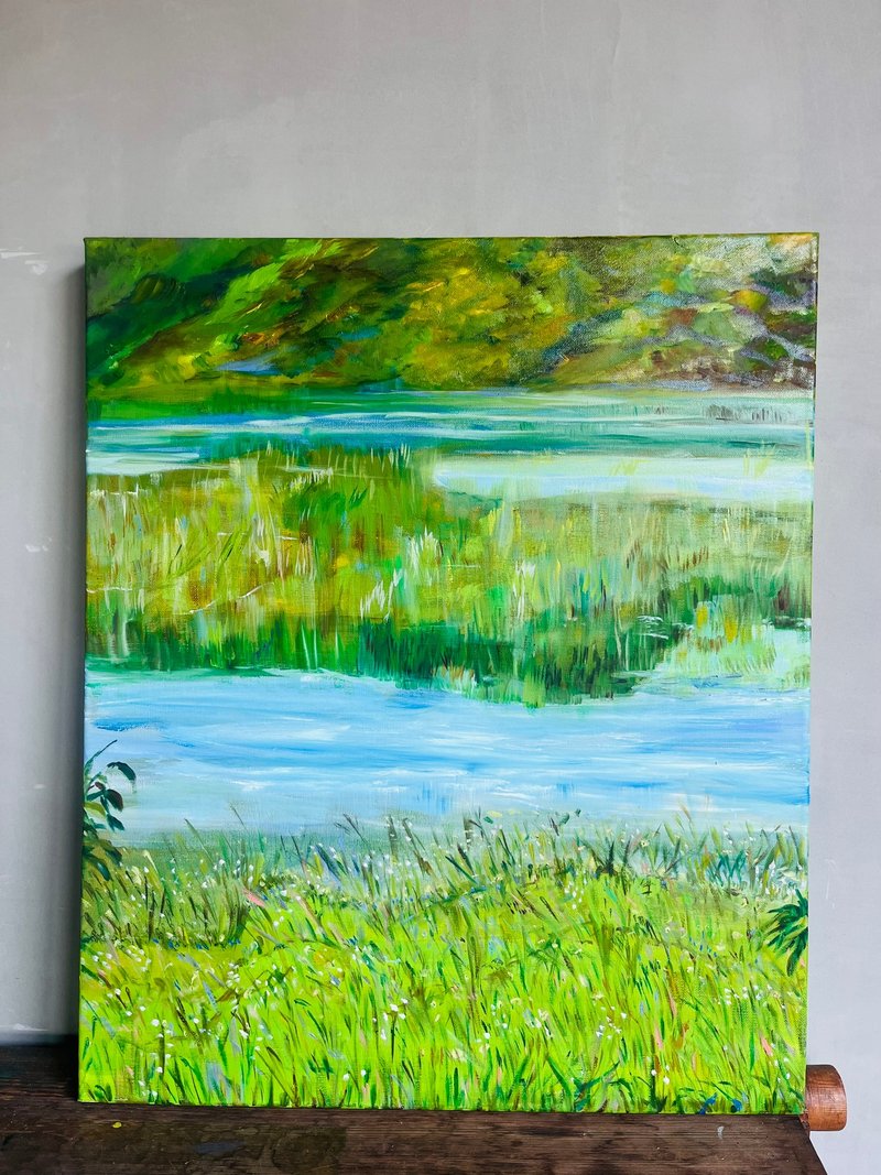 风过水岸 - 摆饰 - 颜料 