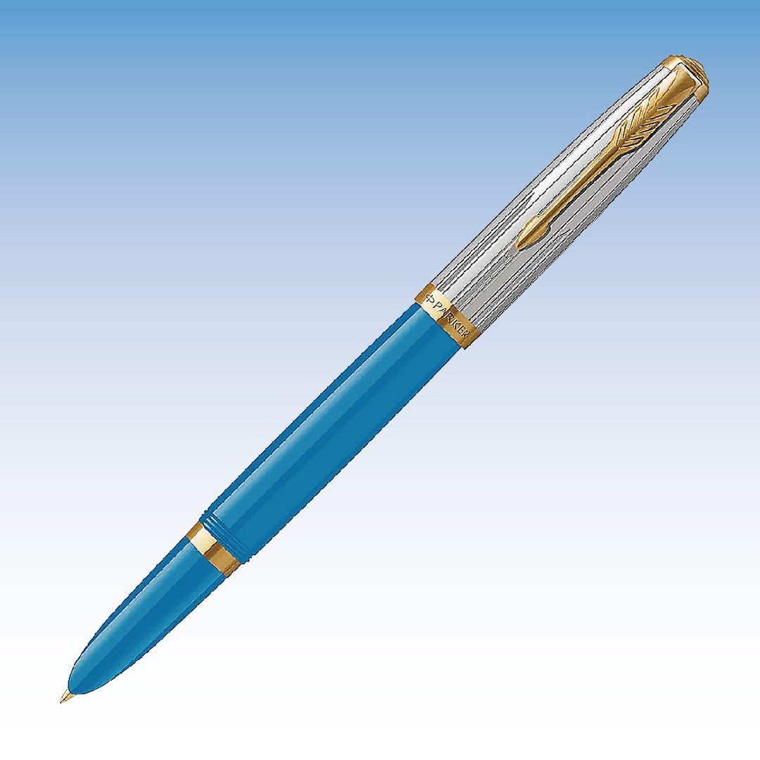 Parker 派克51型 雅致系列土耳其蓝钢笔 - 钢笔 - 其他金属 蓝色