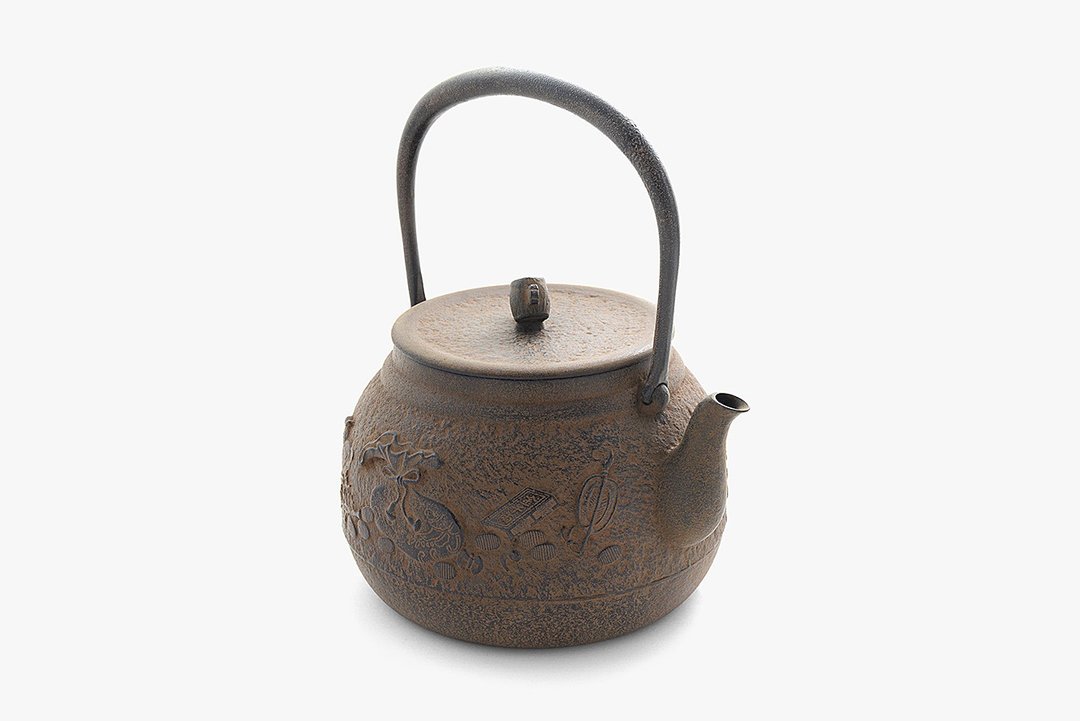 Iron kettle Tajima - 茶具/茶杯 - 其他金属 