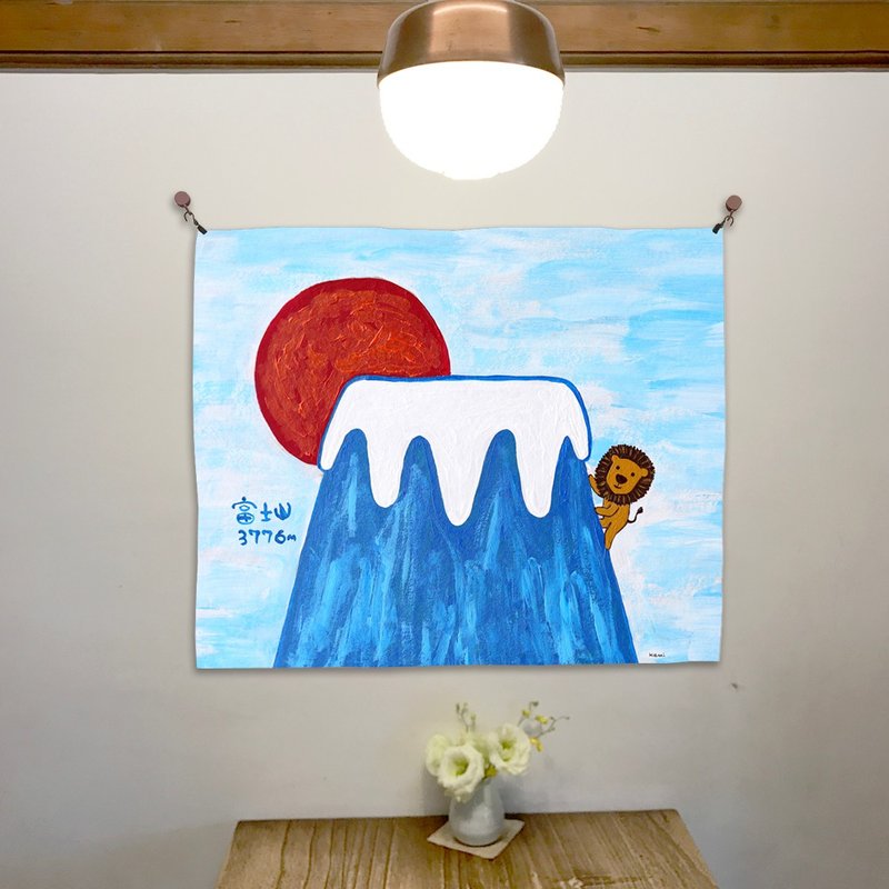 kami插画挂布-富士山 - 门帘/门牌 - 聚酯纤维 