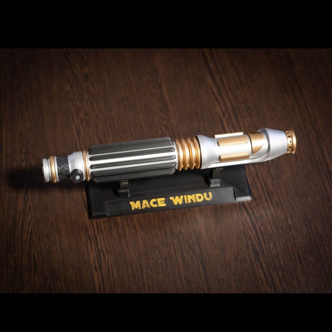 Mace Windu Lightsaber | Star Wars Props | star wars gift - 摆饰 - 塑料 银色
