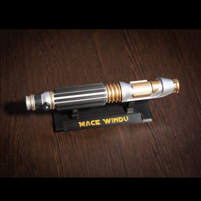 Mace Windu Lightsaber | Star Wars Props | star wars gift - 摆饰 - 塑料 银色
